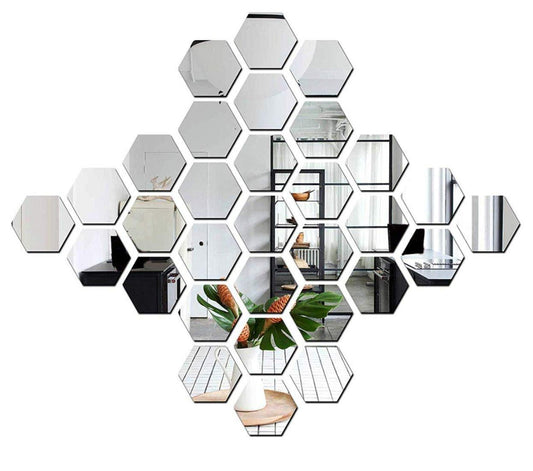 Hexagon Mirror Stickers